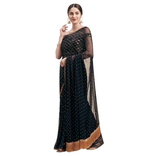 georgette with blouse piece Sarees