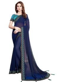 Georgette Saree with Blouse Piece